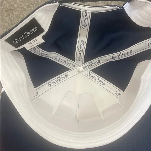 Good Good Golf Blue and White Trucker Cap NWT - Picture 6 of 8